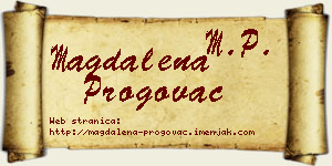 Magdalena Progovac vizit kartica